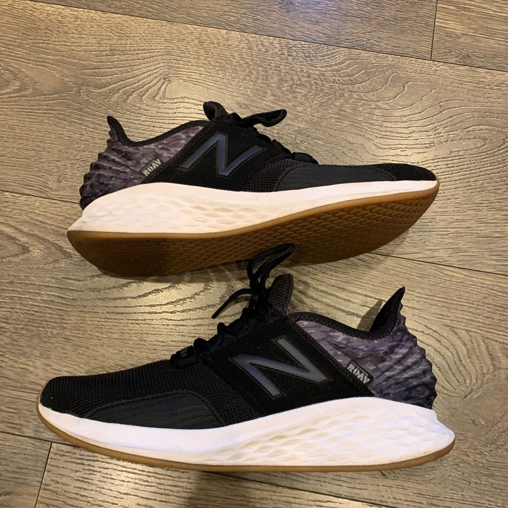 New Balance Black and White Athletic Shoes